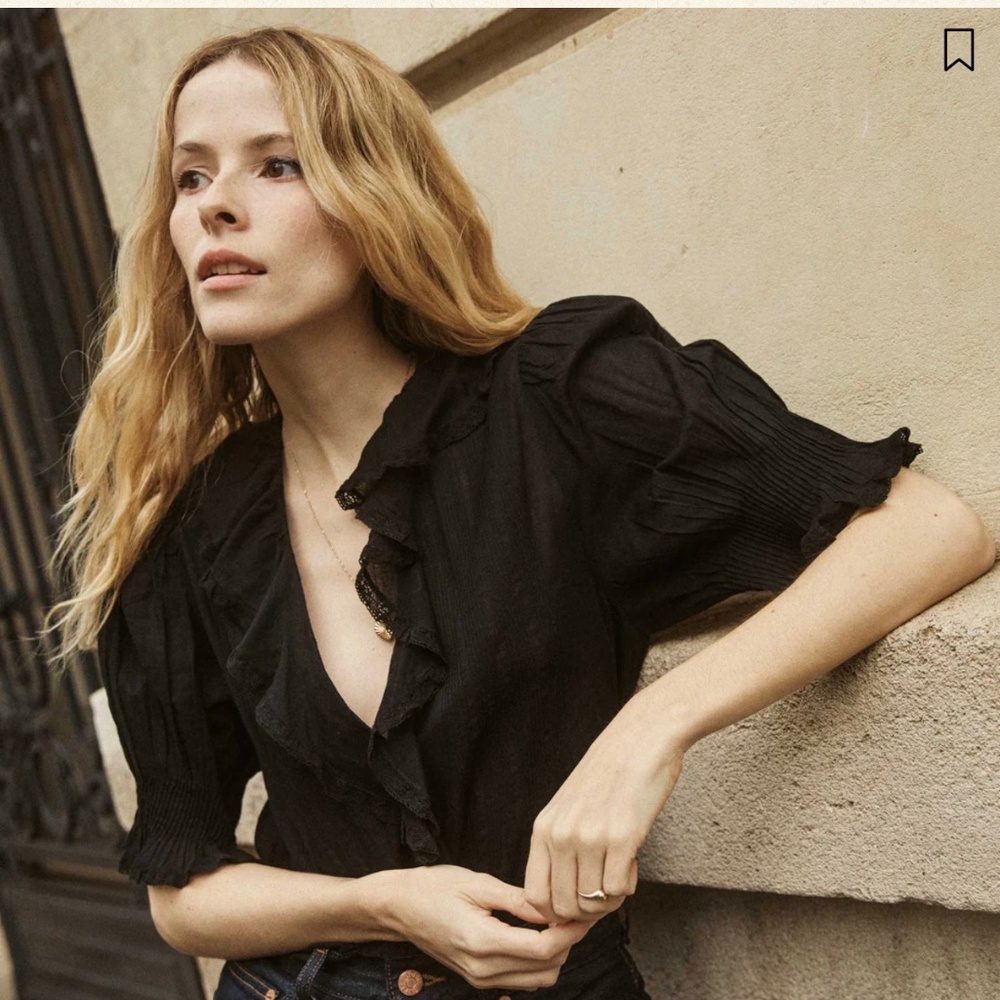 Doen Henri Top in Black XS